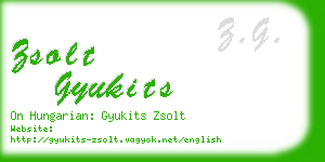 zsolt gyukits business card